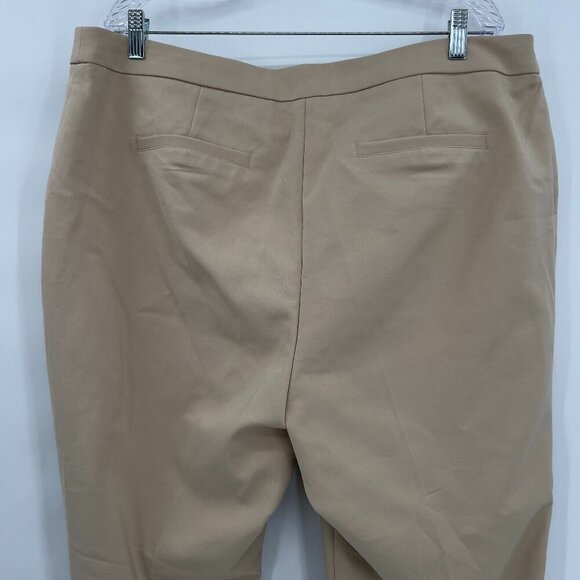 New York & Company Women's Plus Khaki Straight Pants 2X NWT - Picture 6 of 13